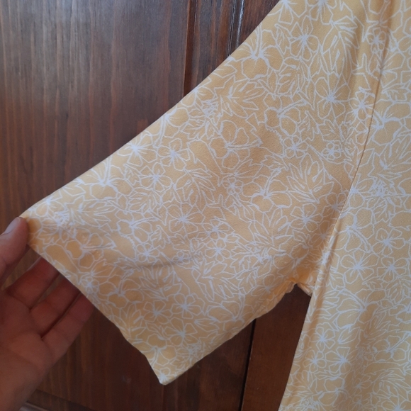 Salty Crew Seafarer Dress Dusty Gold Button Front Mini Dress Size Medium ALTERED - Picture 8 of 16